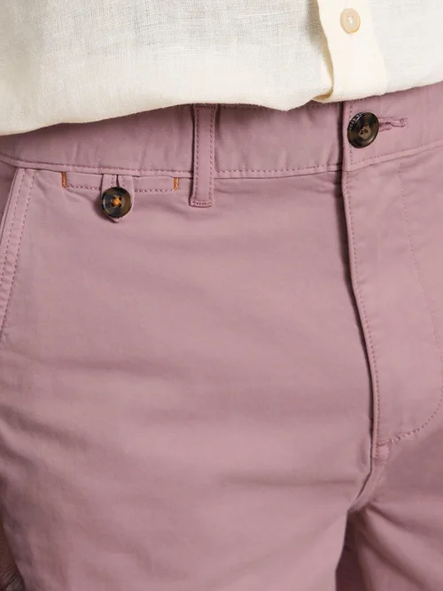 Chino-Shorts aus Bio-Baumwolle - Dus Pink - 30/R Image 3
