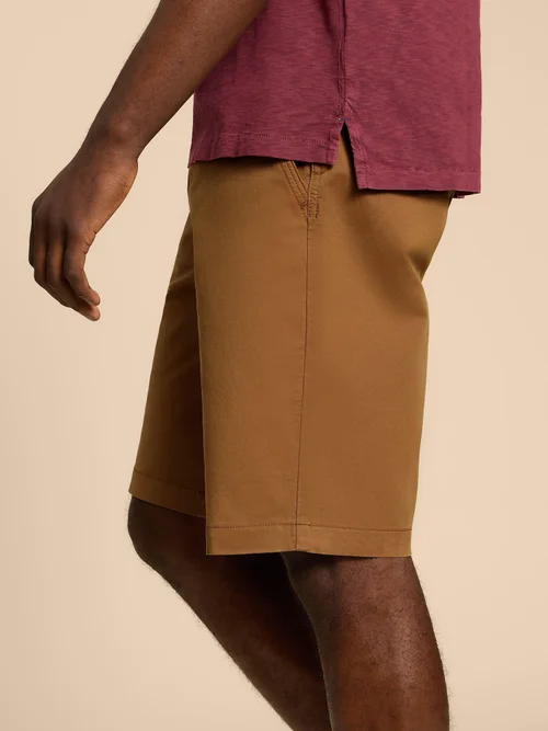 Chino-Shorts aus Bio-Baumwolle - Mid Brown - 38/R Image 2