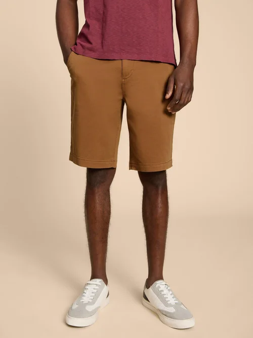 Chino-Shorts aus Bio-Baumwolle - Mid Brown - 38/R Image 3