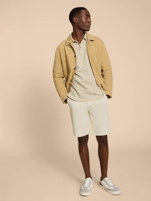 Chino-Shorts aus Bio-Baumwolle - Nat White - 32/R Image 2