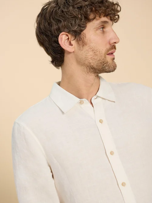 Chemise en lin Pembroke LS - Bril White - XXXL Image 3