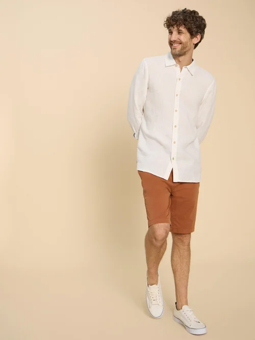 Chemise en lin Pembroke LS - Bril White - XXXL Image 2