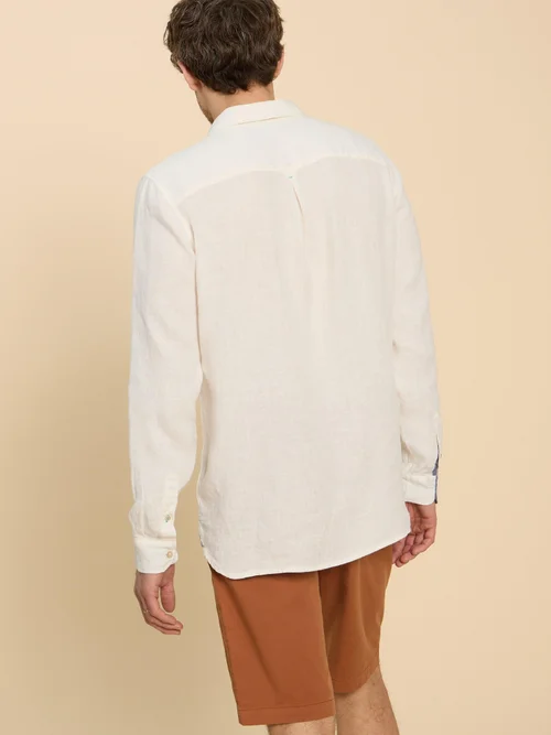 Chemise en lin Pembroke LS - Bril White - XXL Image 4