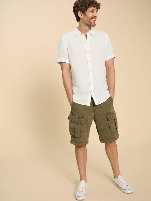 Chemise en lin Pembroke SS - Bril White - XXL Image 2