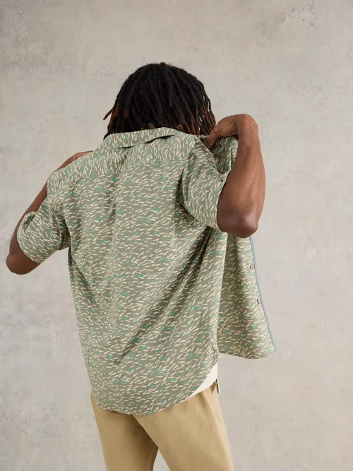 Chemise imprimée Shoal - Mint Green - XXXL Image 4