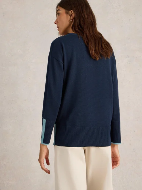 Pull Olive - Fr Navy - 52 Image 4