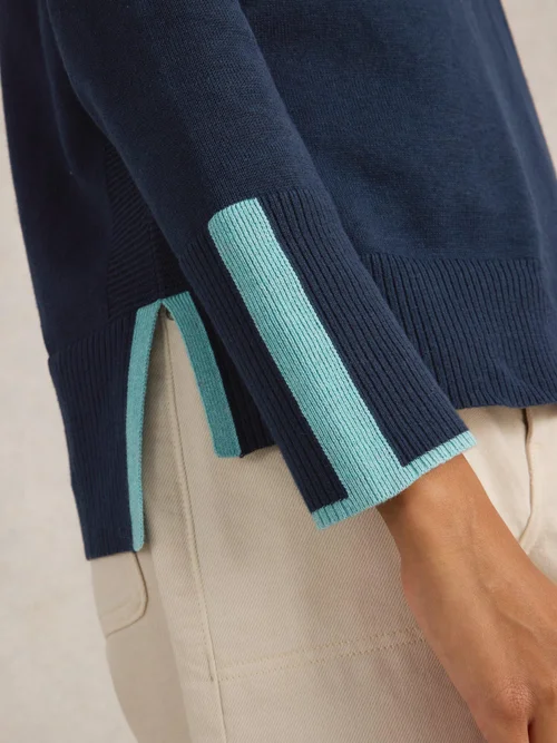 Pull Olive - Fr Navy - 52 Image 3
