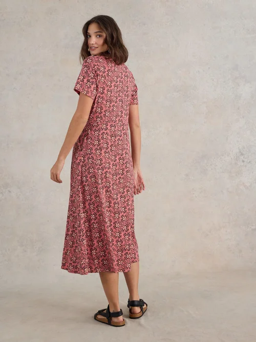 Robe chemise en jersey Rua - Pink Pr - 52/R Image 4