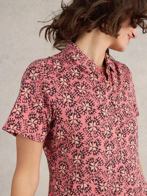 Robe chemise en jersey Rua - Pink Pr - 50/R Image 3