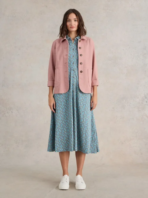 Robe chemise en jersey Rua - Teal Pr - 52/R Image 2