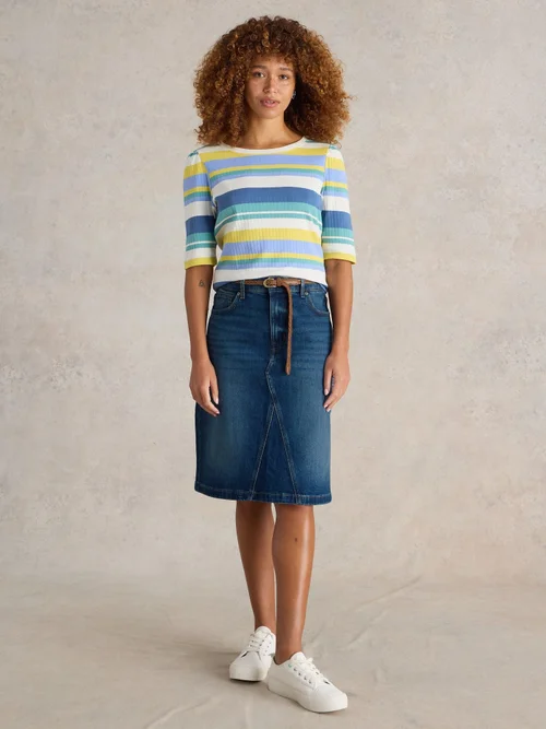 Jupe en denim Scarlett - Mid Denim - 52 Image 2
