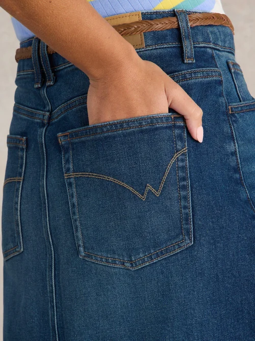 Jupe en denim Scarlett - Mid Denim - 36 Image 3