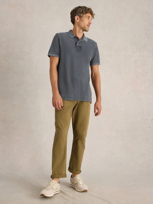 Polo utilitaire - Washed Blk - S Image 2