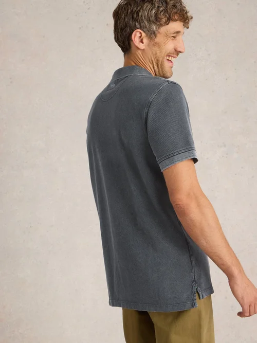 Polo utilitaire - Washed Blk - S Image 4