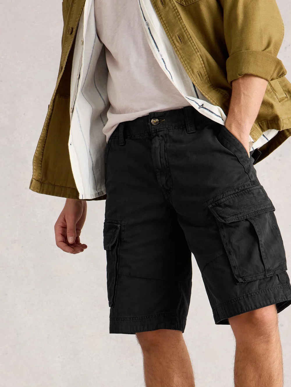 Short cargo Halsall biologique - Pure Blk - 38/R Image 1