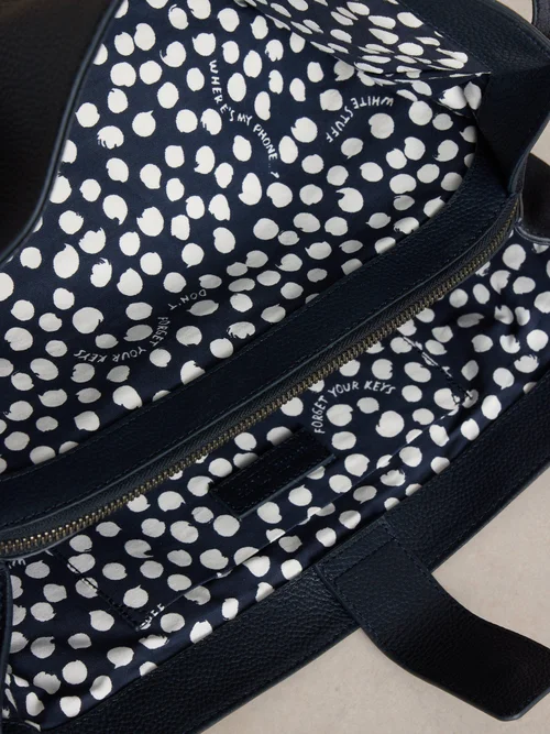 Sac fourre-tout en cuir Hettie Image 4