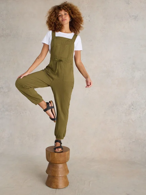 Salopette En Jersey Daphne - Khaki Grn - 52 Image 1