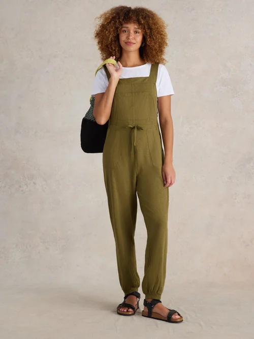 Salopette En Jersey Daphne - Khaki Grn - 52 Image 2