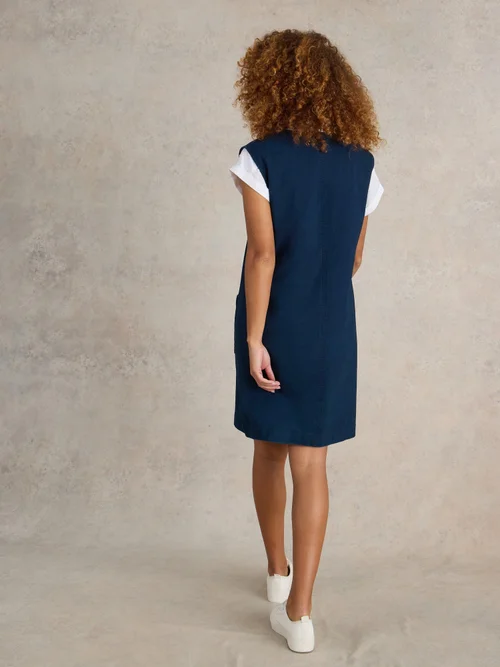 Tablier en jersey denim érable - Mid Denim - 52 Image 4