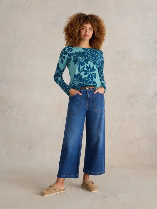PULL IMPRIMÉ OLIVE - Blue Mlt - 52 Image 2