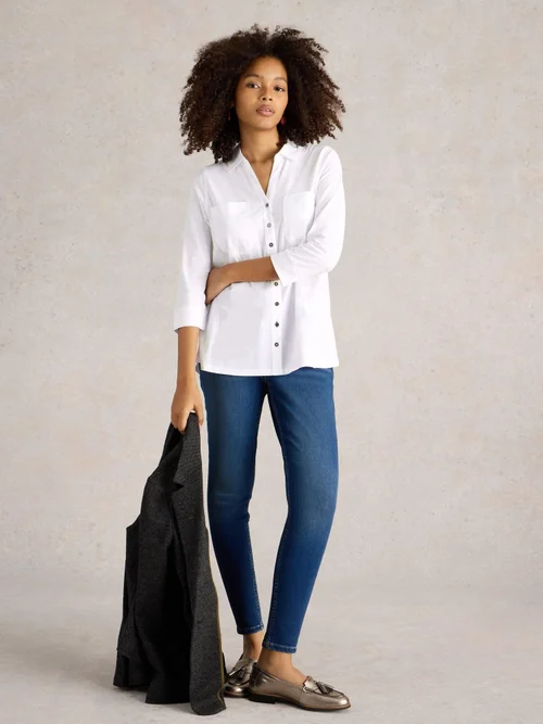 CHEMISE LONGUE MISSY MIX - Nat White - 46 Image 2