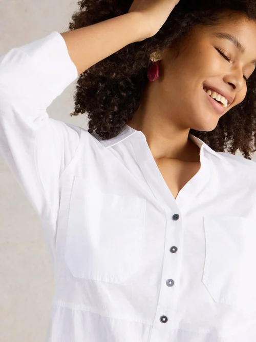 CHEMISE LONGUE MISSY MIX - Nat White - 46 Image 3