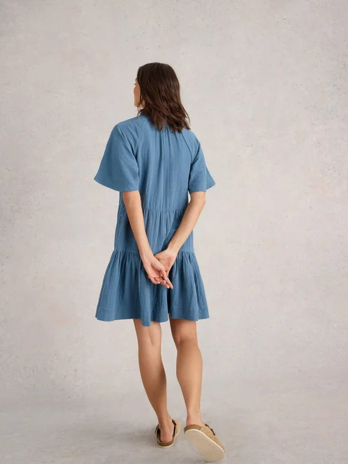 Robe double tissu Sophia - Dus Blue - 52 Image 4