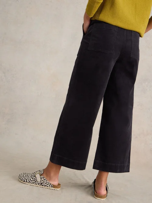 Jupe-culotte en velours côtelé Romy - Dk Grey - 52/R Image 4