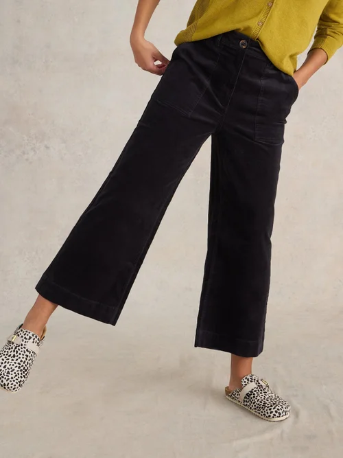 Jupe-culotte en velours côtelé Romy - Dk Grey - 52/R Image 3