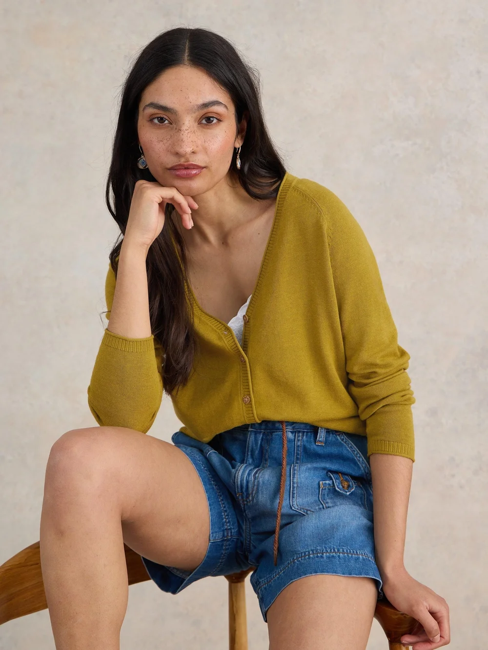 Cardigan Luna à col en V - Mid Chart - 52 Image 1