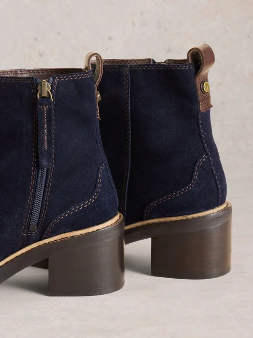 Bottes à talons carrés Cleo - Dark Navy - 41 Image 4