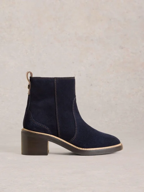 Bottes à talons carrés Cleo - Dark Navy - 41 Image 1