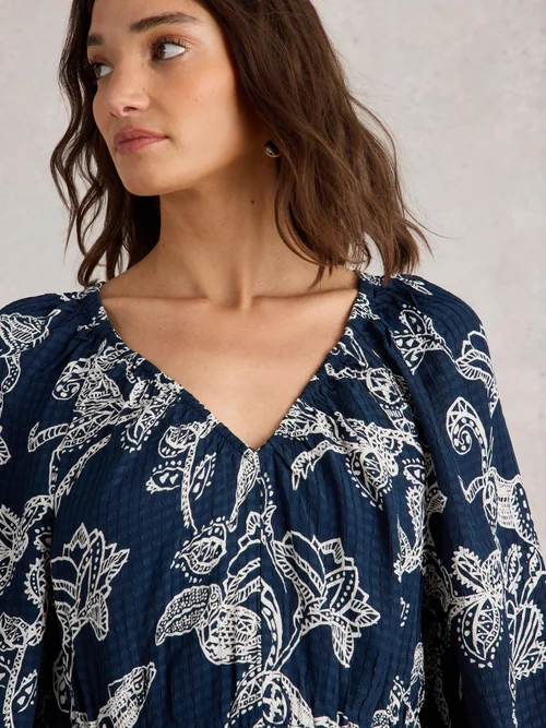 Robe midi Skylar - Navy Pr - 52/R Image 3