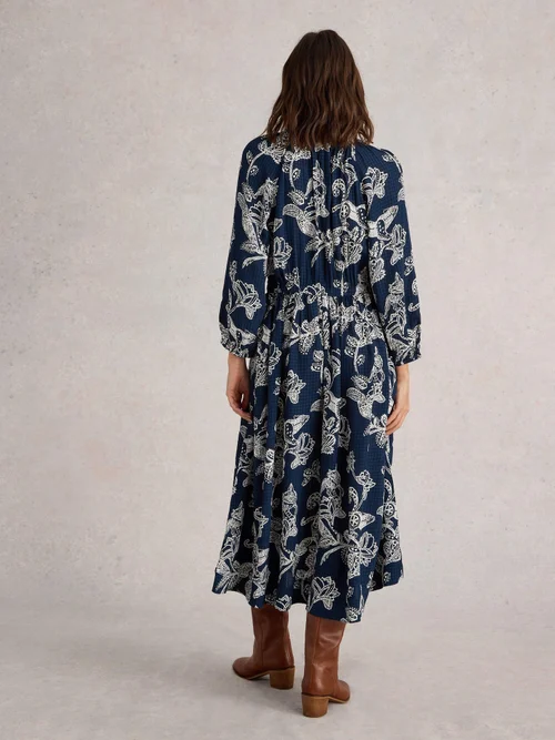 Robe midi Skylar - Navy Pr - 52/R Image 4