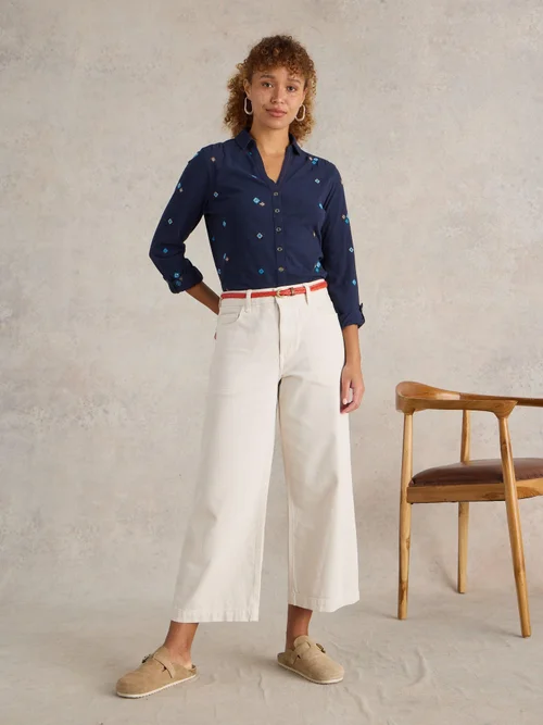 CHEMISE BRODÉE ANNIE - Navy Multi - 52 Image 2
