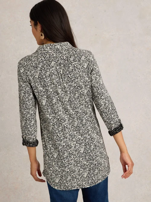 CHEMISE ANNIE LONGUE - Blk Pr - 36/R Image 4