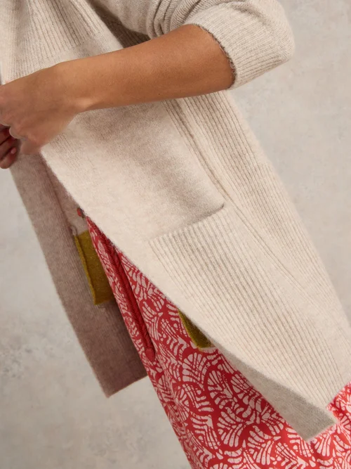 CARDIGAN LONG ERIN - Lgt Nat - L Image 3