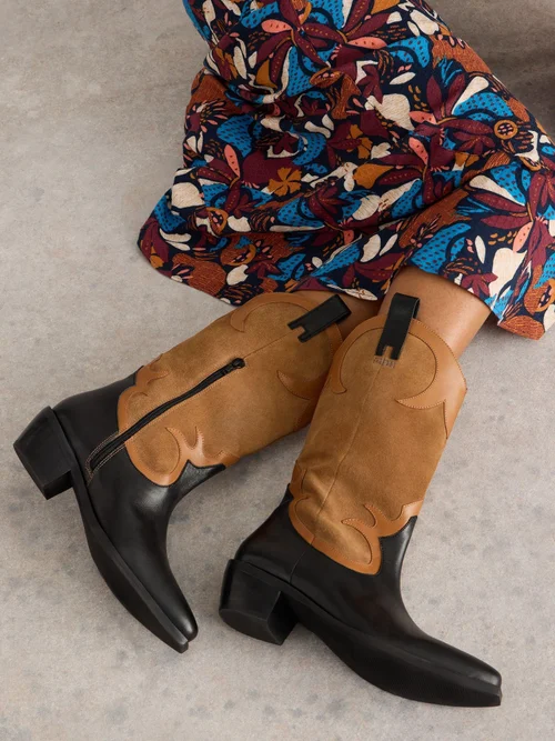 Bottes western Belle - Blk Mlt - 41 Image 2