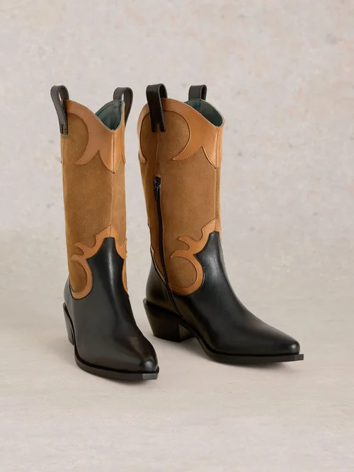 Bottes western Belle - Blk Mlt - 41 Image 3