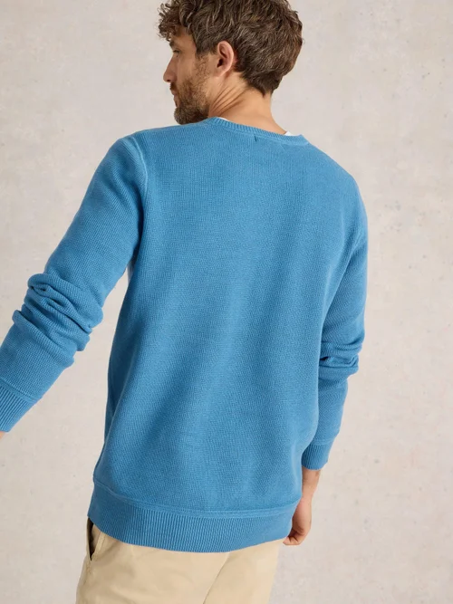Pull à col rond Attadale - Lgt Blue - XXXL Image 4