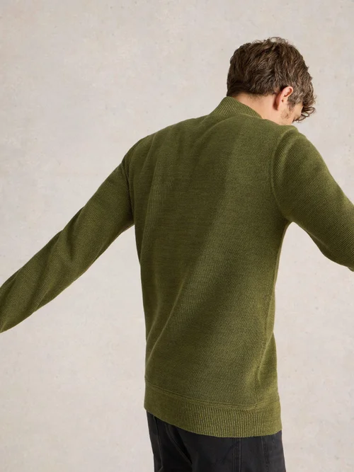 Pull à col cheminée Attadale - Khaki Grn - XXXL Image 4