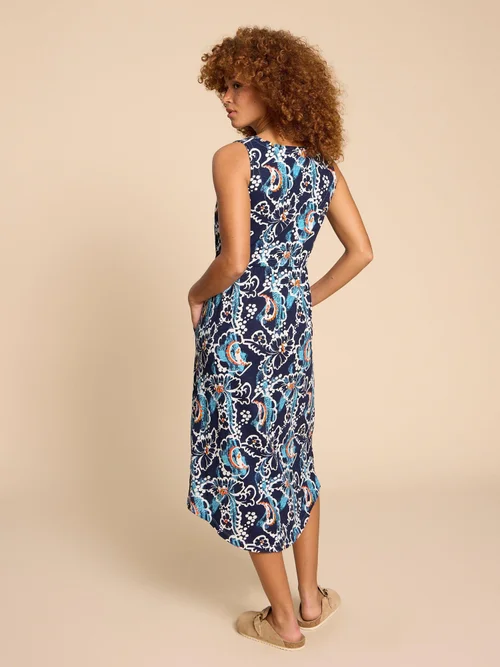 Heidi Kleid - Navy Multi - XXL Image 4