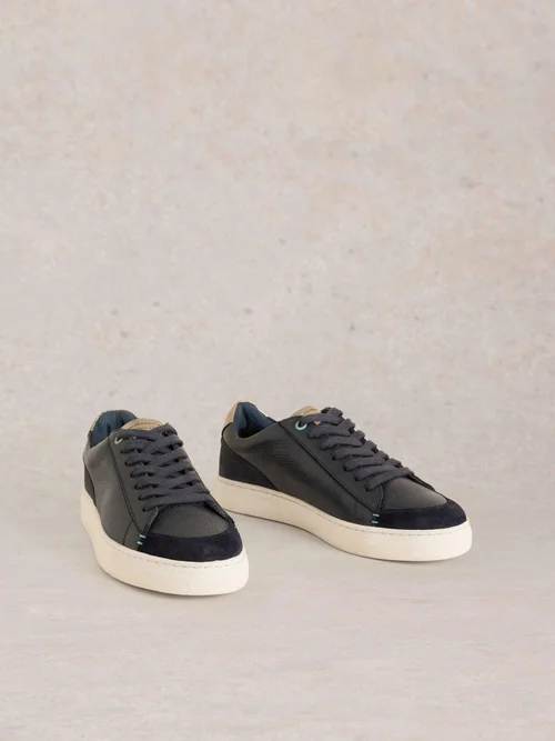 Baskets en cuir Toni - Navy Multi - 41 Image 3