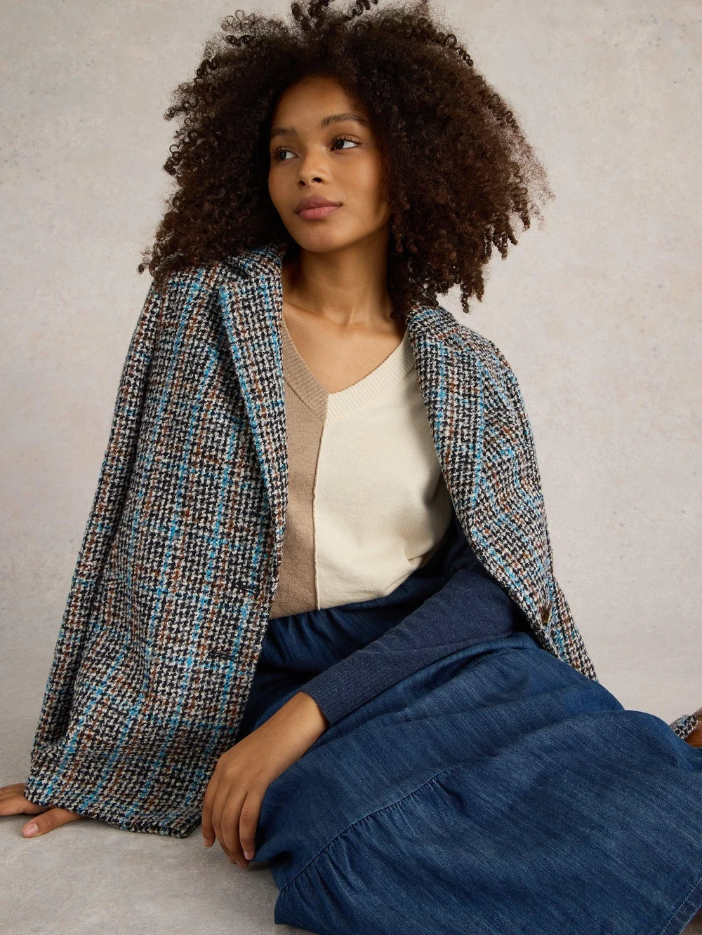 Veste à carreaux Aspen - Grey Mlt - 48 Image 1