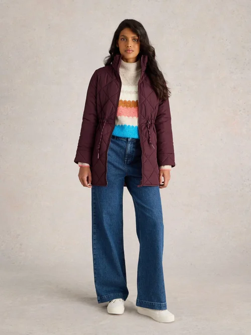 Manteau matelassé Emilia - Dk Plum - 52 Image 2