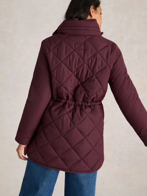 Manteau matelassé Emilia - Dk Plum - 52 Image 4