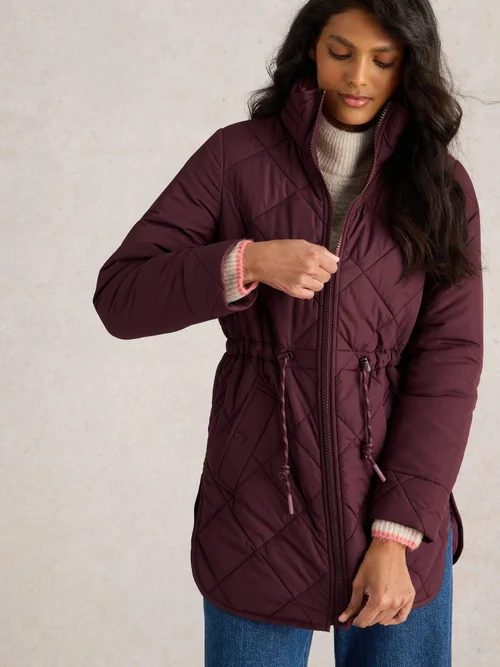 Manteau matelassé Emilia - Dk Plum - 52 Image 3
