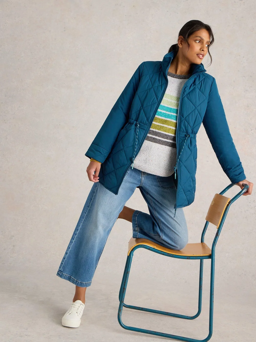 Manteau matelassé Emilia - Dk Teal - 52 Image 1