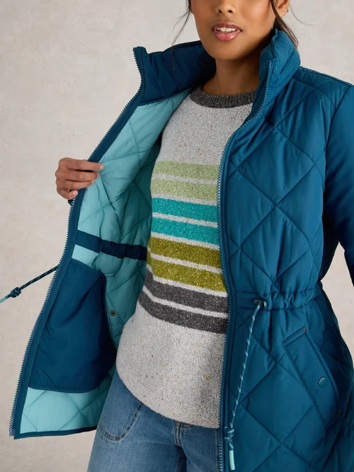 Manteau matelassé Emilia - Dk Teal - 52 Image 3