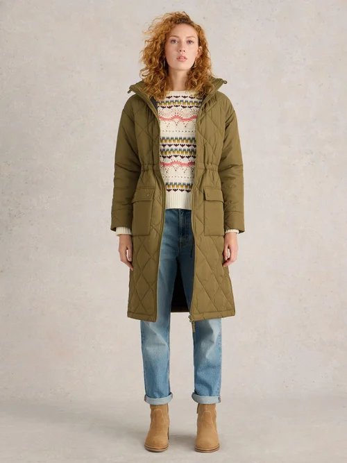 Manteau matelassé Lorena - Khaki Grn - 52/R Image 2